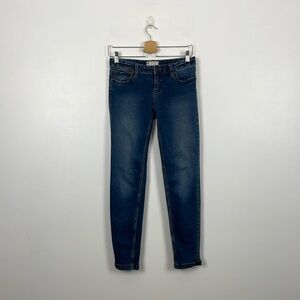 Free People Skinny Leg Jeans Womens 26 Slit Ankle Stretch 5 Pocket Stretch Pants